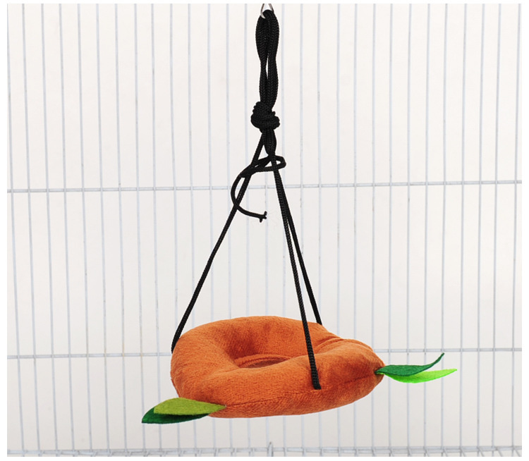 Juguete de peluche hamster hoja hamaca funicular taladrador swing set de 5 piezas ardilla algodón caliente colgante nido Specification image