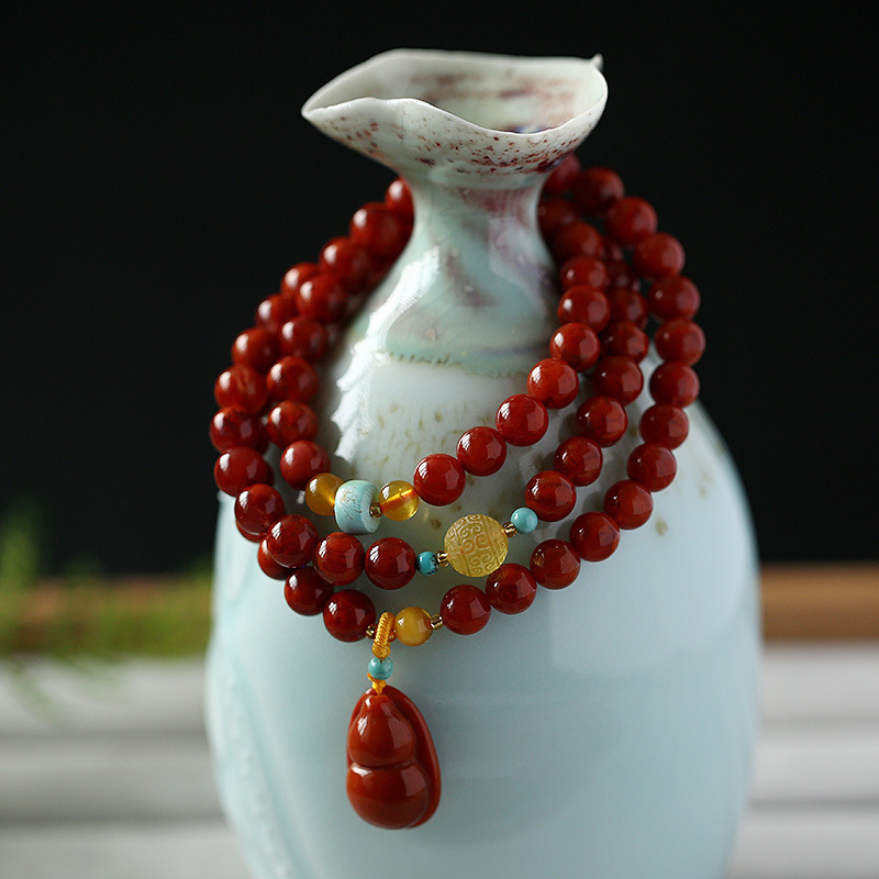 南红玛瑙手串/红葫芦细节图