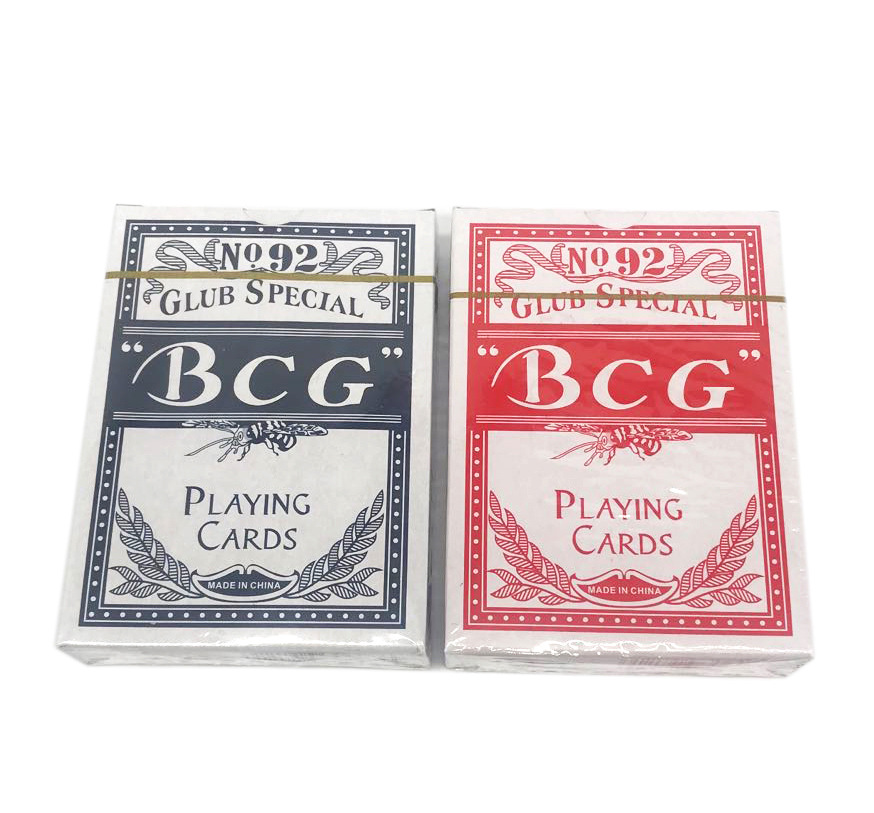 纸扑克牌厂家/BCG红蓝色产品图