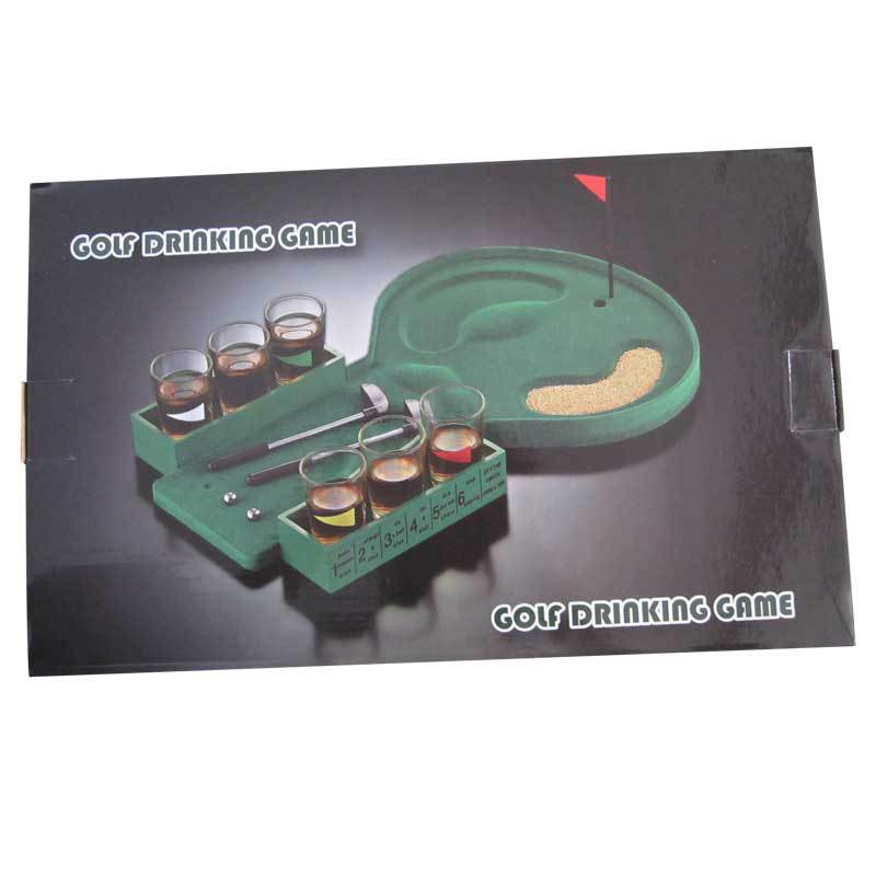 Table fun mini Golf game, bar wine glass game, mini table golf game set Application Scenario