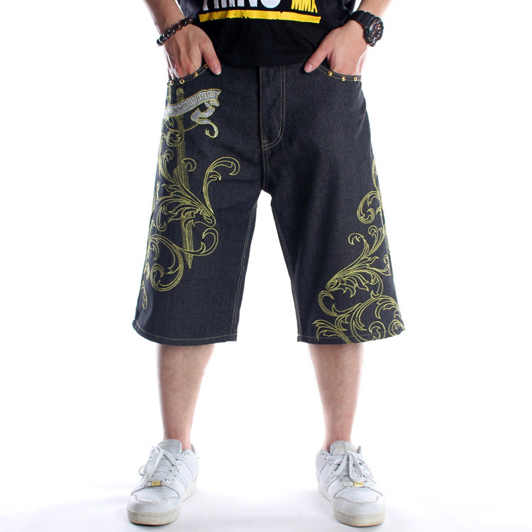 现货/牛仔裤/夏季裤子女/男士牛仔裤/牛仔裤男士宽松休闲产品图