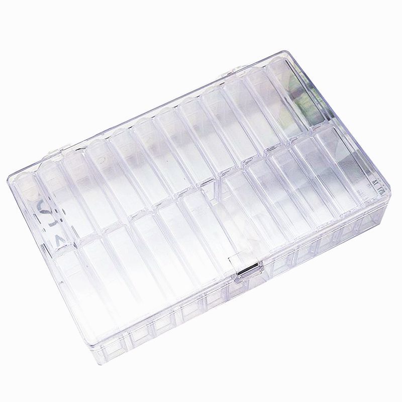Rice Bead Storage Box 24 Single Set Box Diamond Box Storage And Collection Of High-Capacity Sorting Lighter Box Item Picture