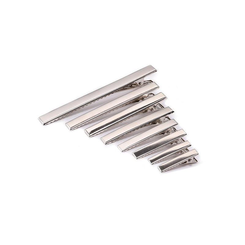 Square Clip Duck Bill Clip Hairpin Accessories Diy Accessories With Teeth Narrow And Thickened Spring Clip Iron Hairpin Holder