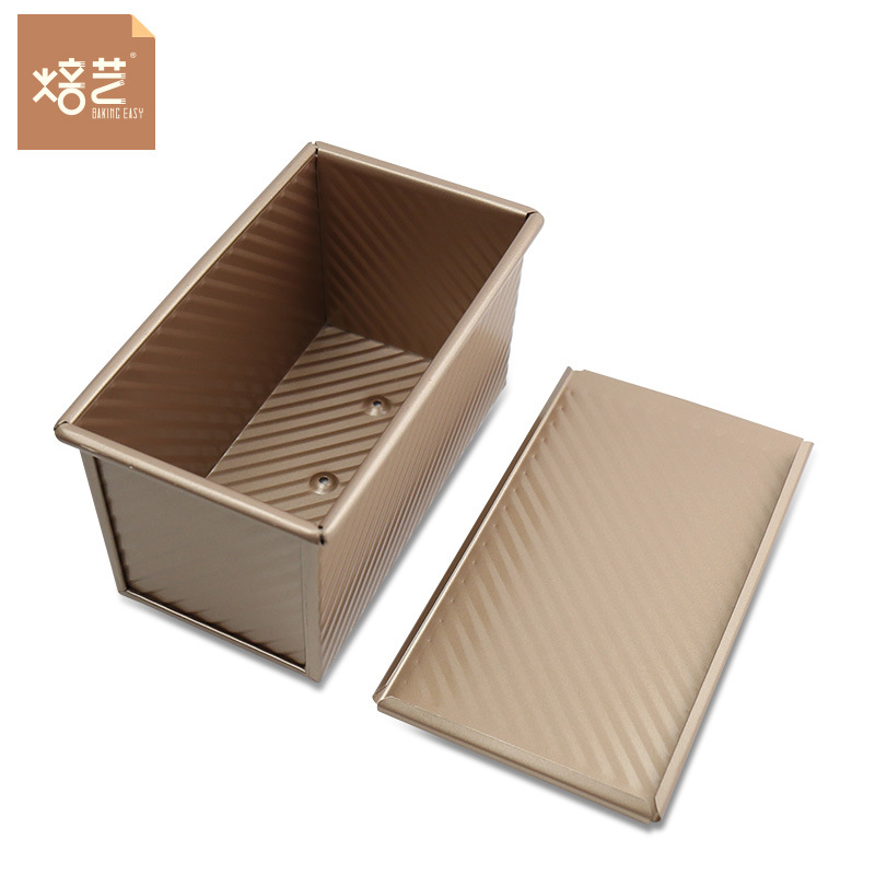 450G Corrugated Toast Box Toast Mold Cake Mold Toast Mold, Non-Stick Embossing Toast Mold Item Picture
