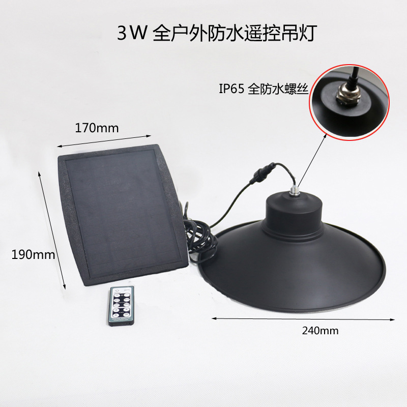 Outdoor solar chandeliers, indoor lighting fixtures, courtyard corridor lights, solar street lamps, household balcony lights, tool lights Application Scenario