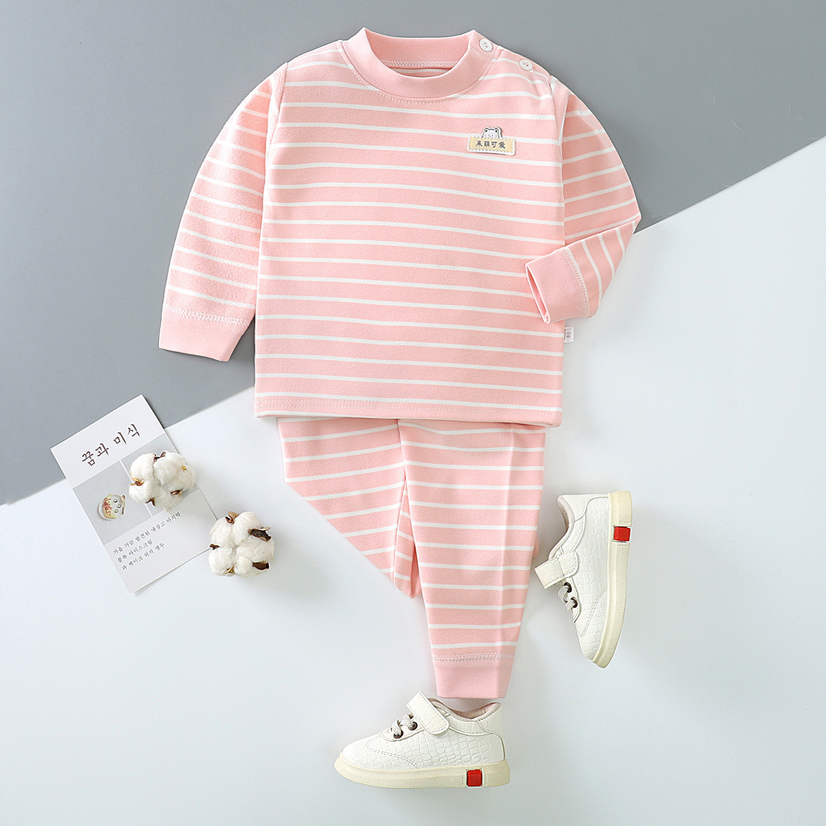 Shenying Baby Children's Clothing, children's long sleeves, long Johns, warm, German velvet baby girls and Boys autumn Set wholesale Item Picture