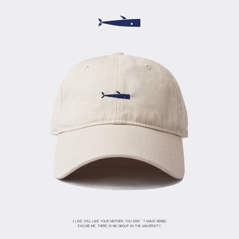 Creative men's hat cap cap ins tide brand trend casual soft top female white thin baseball cap men wholesale