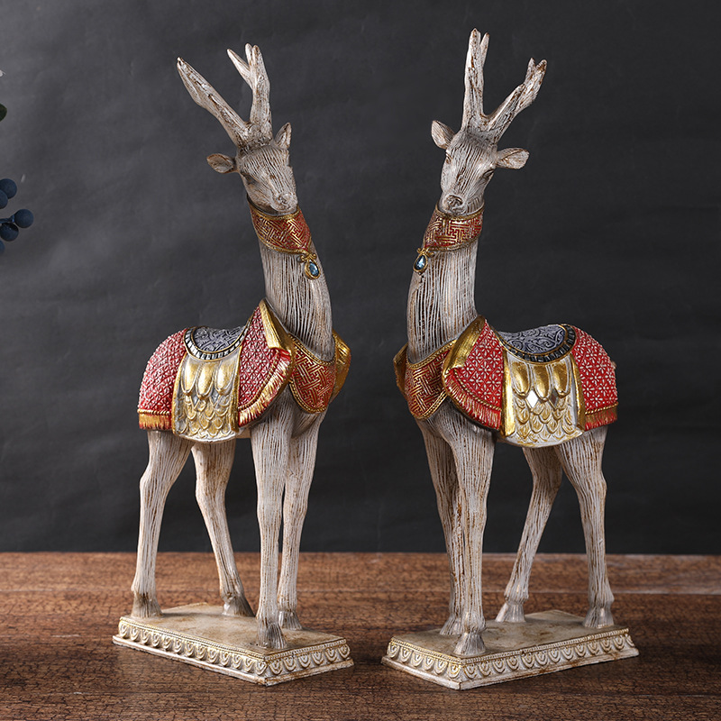 树脂工艺品家居饰品欧式摆件创意礼品情侣结婚礼物酒柜装饰客厅