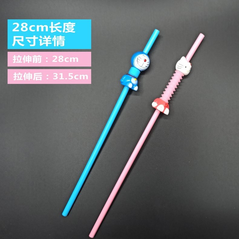 Creative shaped straws, disposable children's cartoon straws, artistic animal straws, plastic PP hard tubes, beverage elbow tubes Application Scenario