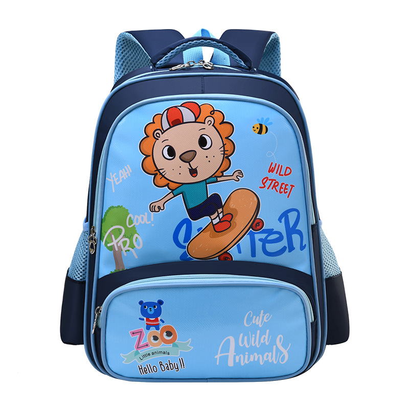 New Primary School Students Cartoon Cute Schoolbag 1-3-6 Grade Boys And Girls Backpack Lightweight Weight Back Bag Item Picture