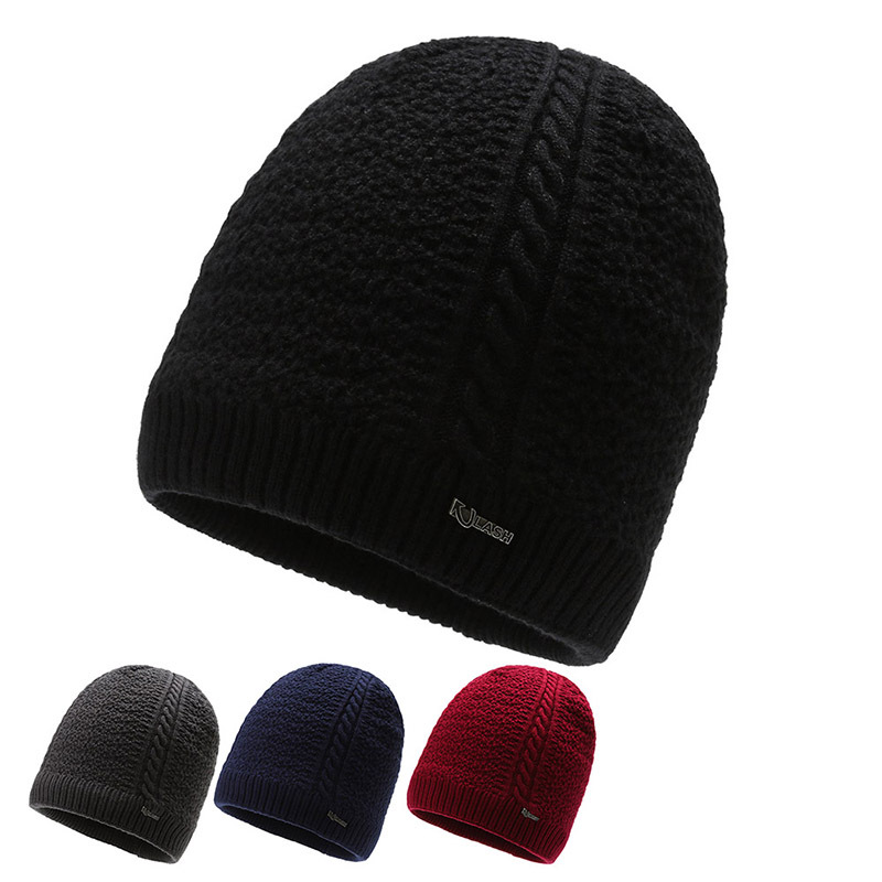 A new Korean-style solid color rolled-edge ear-protecting dome cap for men and women's outdoor cycling in autumn and winter