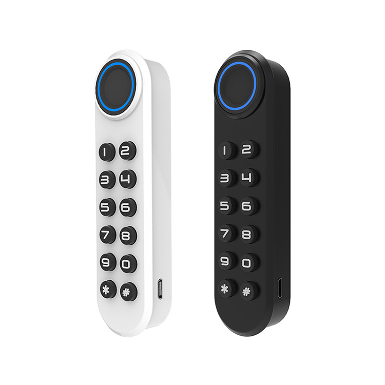 Fingerprint password lock F020 Smart fingerprint drawer lock, furniture office cabinet anti-theft locker fingerprint lock details Picture