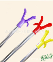 Stainless steel telescopic clothes fork