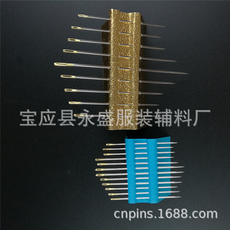 Factory wholesale 25-piece hand sewing needle set, with multiple specifications of straight and curved needles, including needle threading tools and sewing accessories such as needle cards Specification image