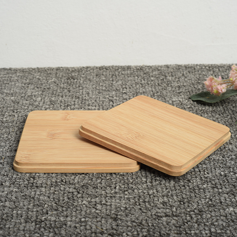 竹木杯垫 简木质餐桌垫锅垫创意可爱茶杯垫子隔热杯垫 木质杯垫