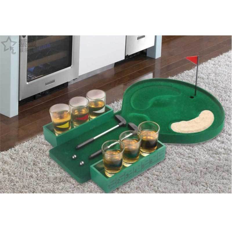 Table fun mini Golf game, bar wine glass game, mini table golf game set Specification image