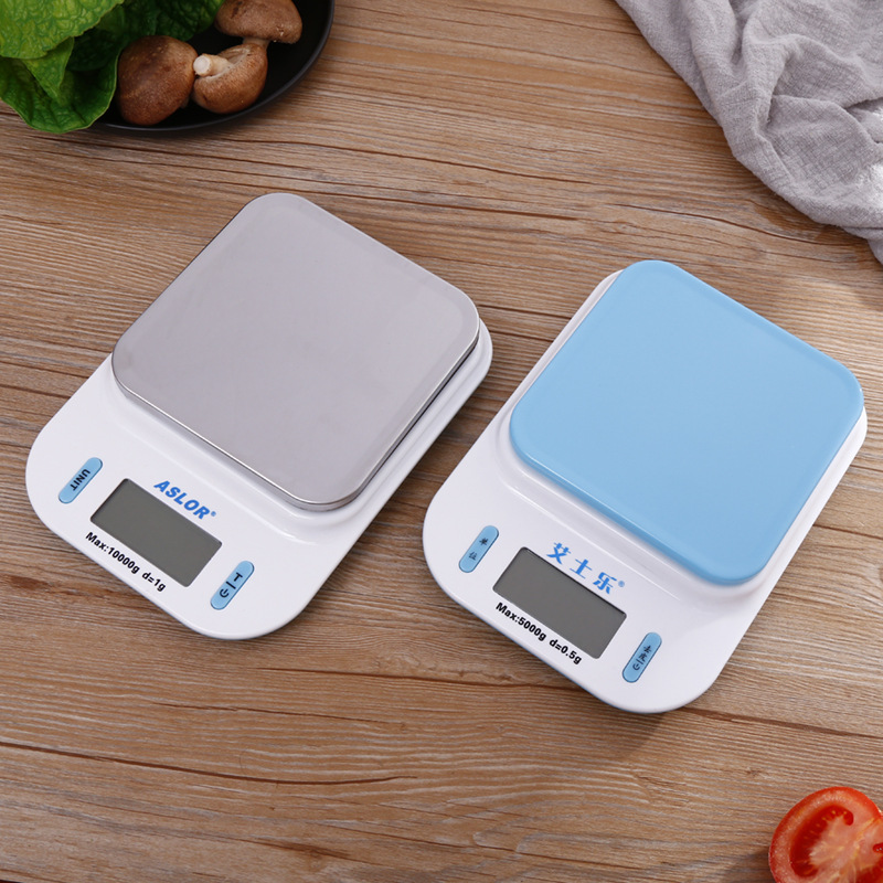 New Kitchen Scale With Temperature Display Weighing Table Scale Fruit Weighing Baking Electronic Weighing Stainless Steel Mini Weighing Can Be Wholesale details Picture