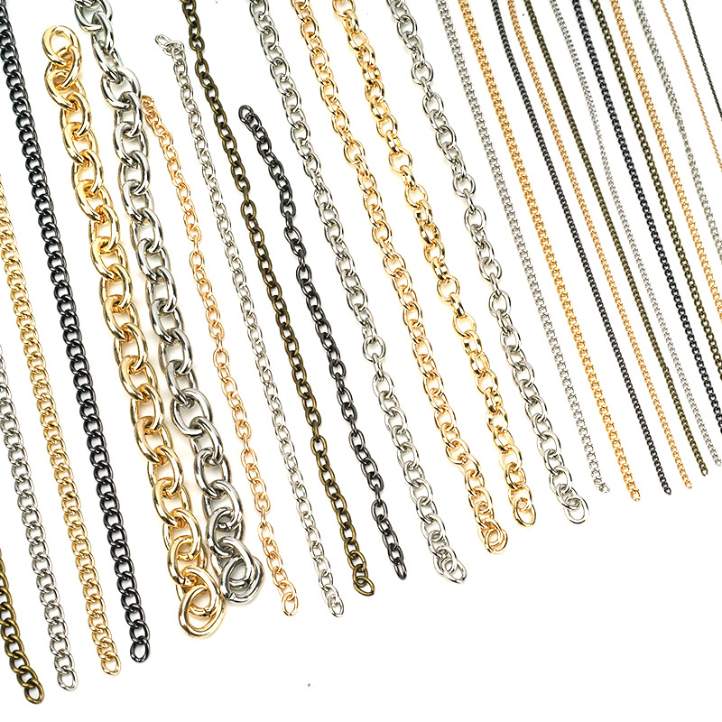 DIY bag chain accessories, O-shaped chain, metal tight chain, crossbody single-shoulder bag chain