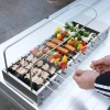 Fully automatic flipping barbecue grill, outdoor stainless steel barbecue rack, household rotating barbecue machine Application Scenario