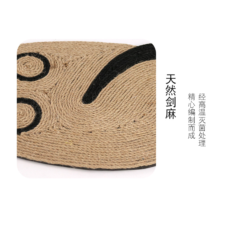 厂家直供新款老鼠剑麻猫抓垫 耐抓剑麻猫玩具 猫用品现货批发详情图3