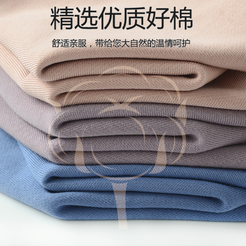 350g solid color heavyweight men's loose pure cotton round-neck thickened off-the-shoulder men's casual long-sleeved trendy sweatshirt Specification image