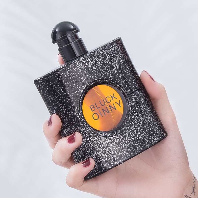 Cross-Border Wholesale Sale Of Women's Black Crow Perfume 90Ml Fresh Light Fragrance Students Vietnam Fragrance Black Coffee Hair Replacement