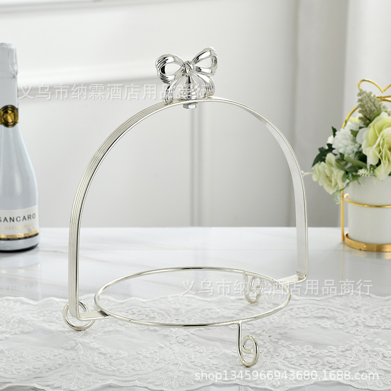 Metal-Plated Fruit Tray Dessert Tray Cake Tray Rack High-End Baking Party Supplies Wedding Props Application Scenario