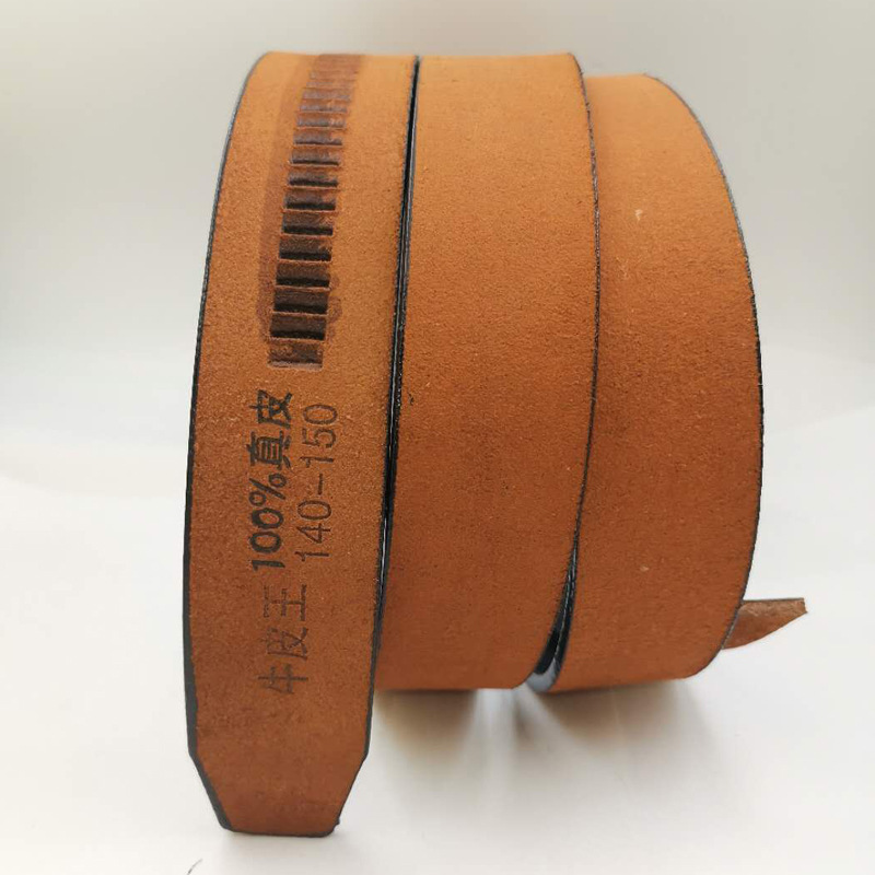 Douyin Hot Headless Two Layer Cowhide Automatic Edge Belt Teeth Card Slot Oil Edge Belt Factory Wholesale Application Scenario