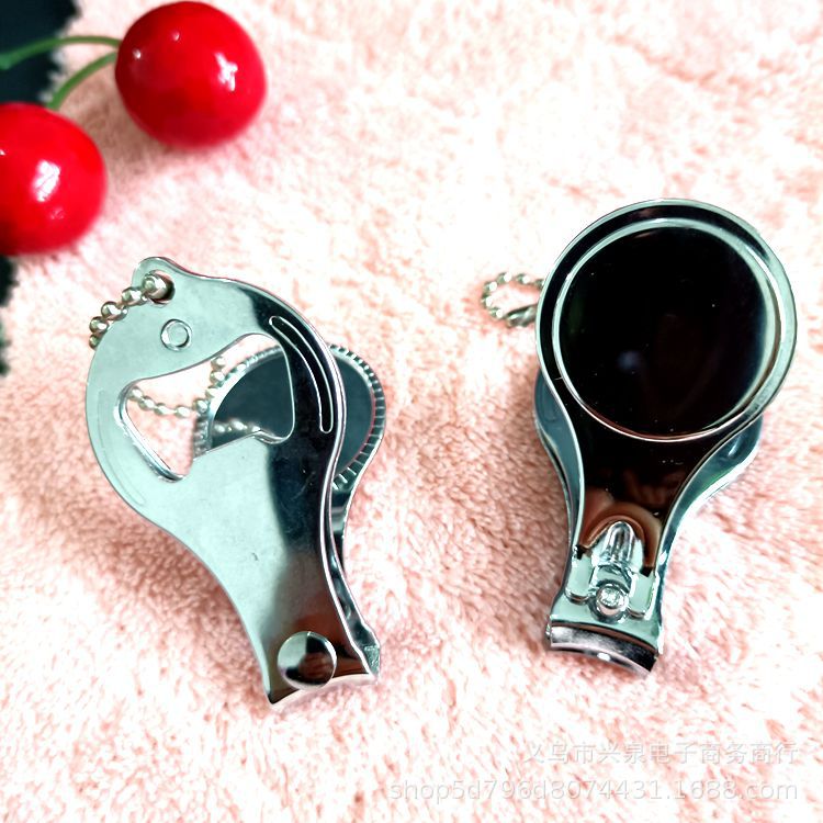 Round nail clippers, bottle screwdrivers, two-in-one flat nail clippers, nail clippers, multi-functional portable nail clippers Item Picture