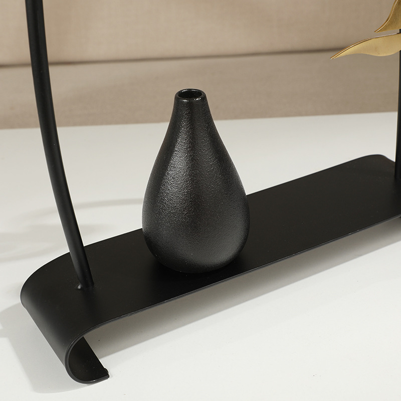 Modern and simple small mountain cloud metal handicrafts, creative Chinese home furnishings, wine cabinet, TV cabinet, coffee table arrangement Application Scenario