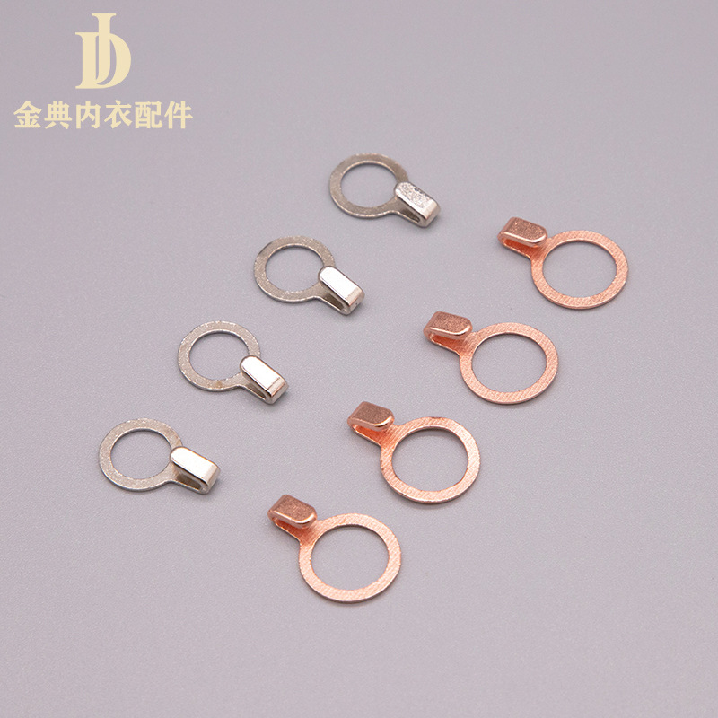 Jindian Underwear Accessories Thickened 089 Word Buckle Metal Underwear Adjustment Alloy Buckle Bra Strap Buckle Swimsuit Application Scenario