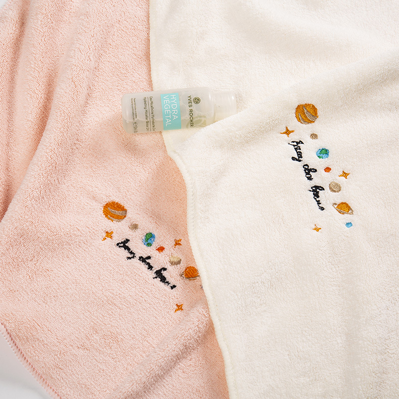 Tuoou Factory Direct Sales Coral Velvet Bath Towel Super Soft Water Absorbent Quick Dry Hair Baby Children Bath Towel Men And Women Ins Network Application Scenario