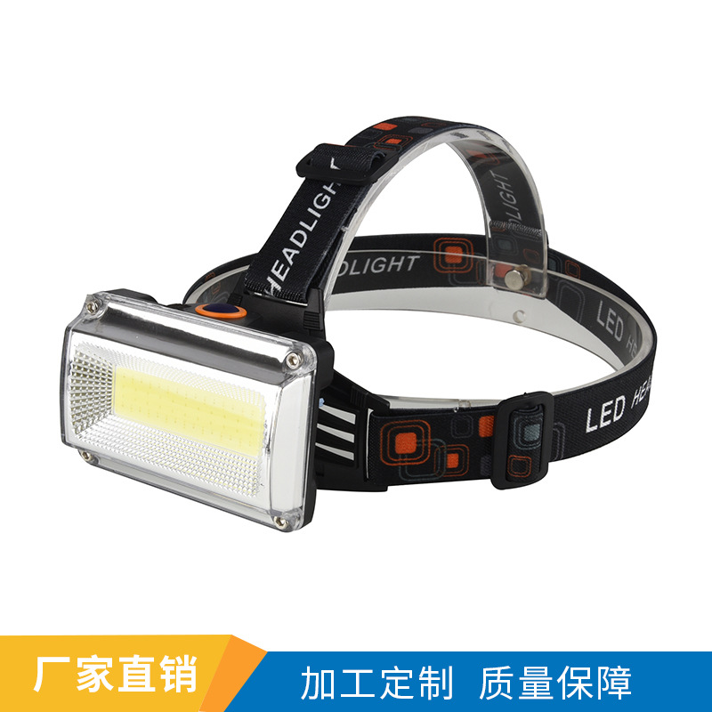 LL-6653B内置强光头戴灯5W大功率 USB充电户外野钓跑步多功能头灯
