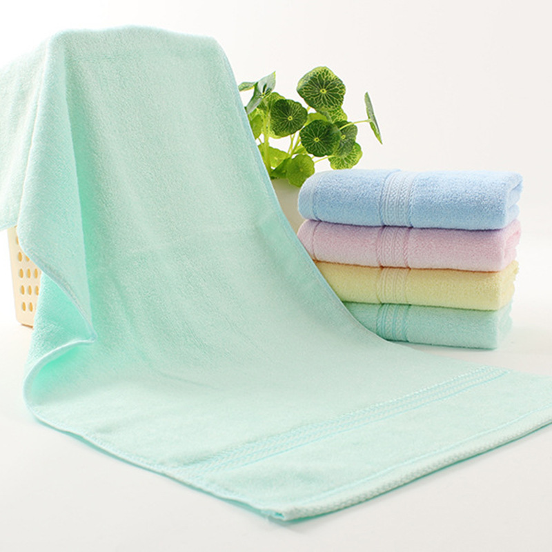Manufacturers Wholesale Plain Household Adult Towel Bamboo Fiber Face Towel 32*73Cm Soft Absorbent Face Towel Application Scenario