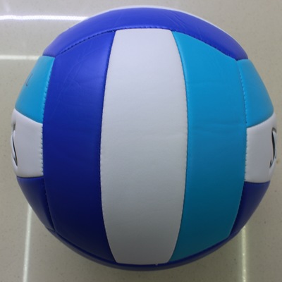 正品5号天蓝蓝色 高发泡中考标准排球中小学生中考用排球可定做详情图2