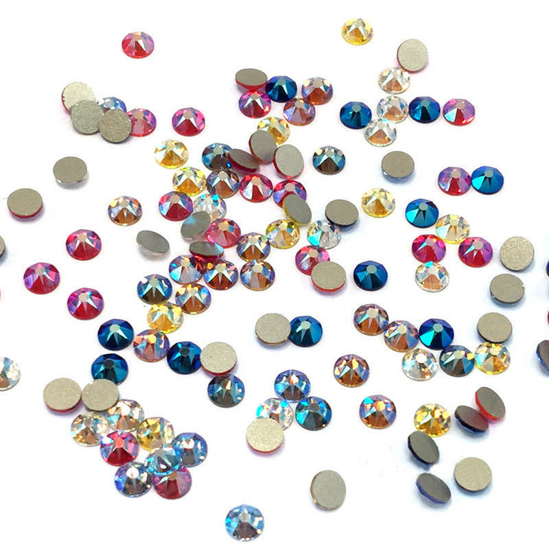 Fashion Nail Rhinestones 16 Section Glue-Free Flat Bottom Drill Ss20ab 8 Big 8 Small Diy Drill 2022 Diamond Decoration New Favorite Specification drawing