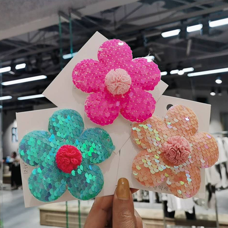 超声波太阳花朵亮片布贴服装辅料装饰diy补丁贴可定制厂家批发