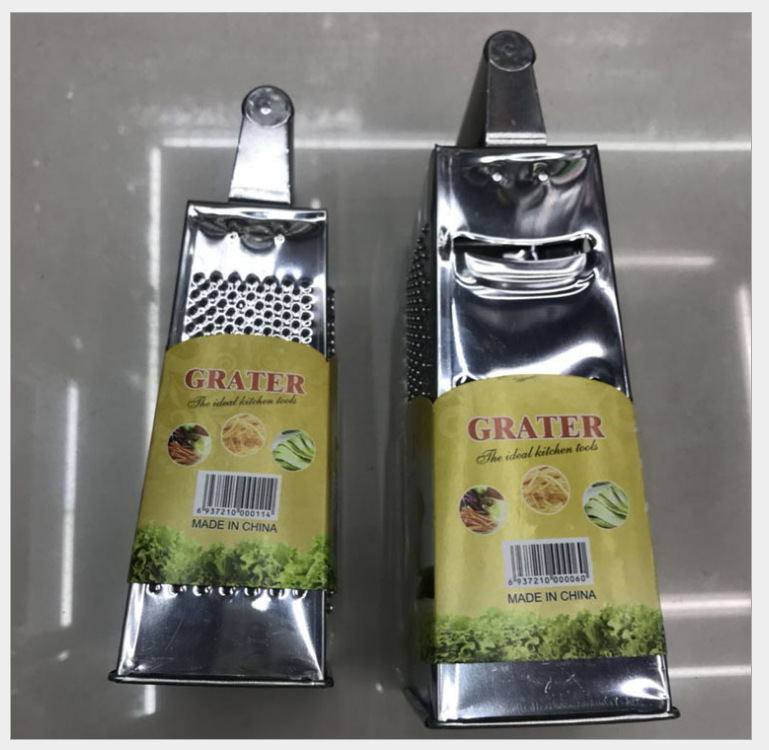 Four round steel handle 8 inch 9 inch planer stainless steel kitchen multi-purpose planer Zhejiang Yiwu factory direct sales full figure