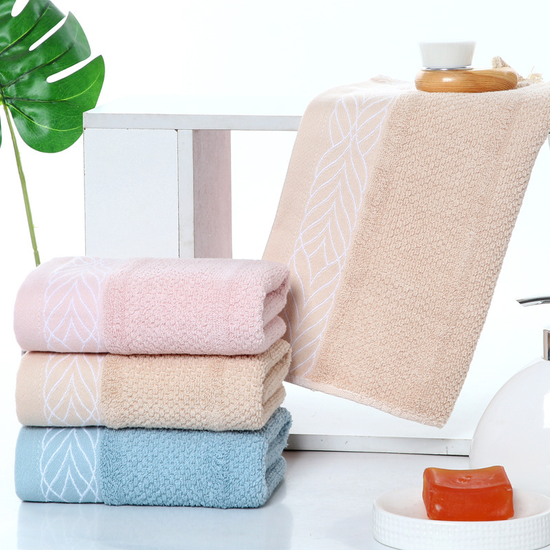 Cotton Thickened Household Adult Towel Plain Color Break Willow Soft Absorbent Face Towel Gift Box Wholesale
