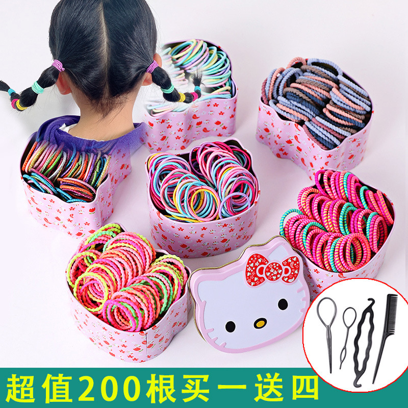 Children's Rubber Band Does Not Hurt Girls' Headband Korean Baby Hair Accessories Hair Band Little Girls' Headband