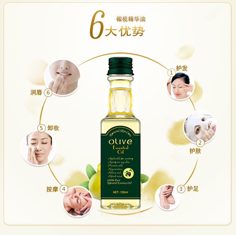 Lulanjina Olive Essence Oil for Skin care, body massage and beauty, hydrating and moisturizing, olive oil details Picture