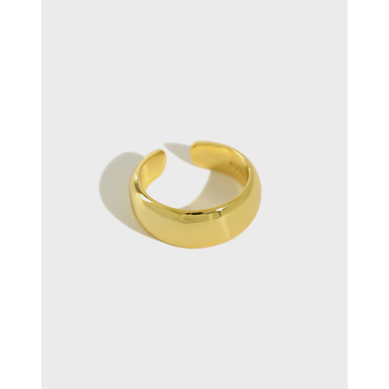 008韩版S925纯银耳扣INS极简无耳洞耳扣耳夹个性百搭银耳饰