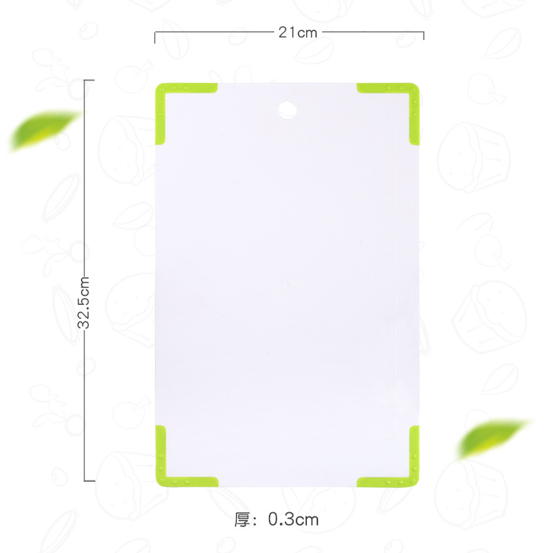 Simple non-slip cutting board plastic home cutting board Baby food fruit cutting board with scale table hanging board details Picture