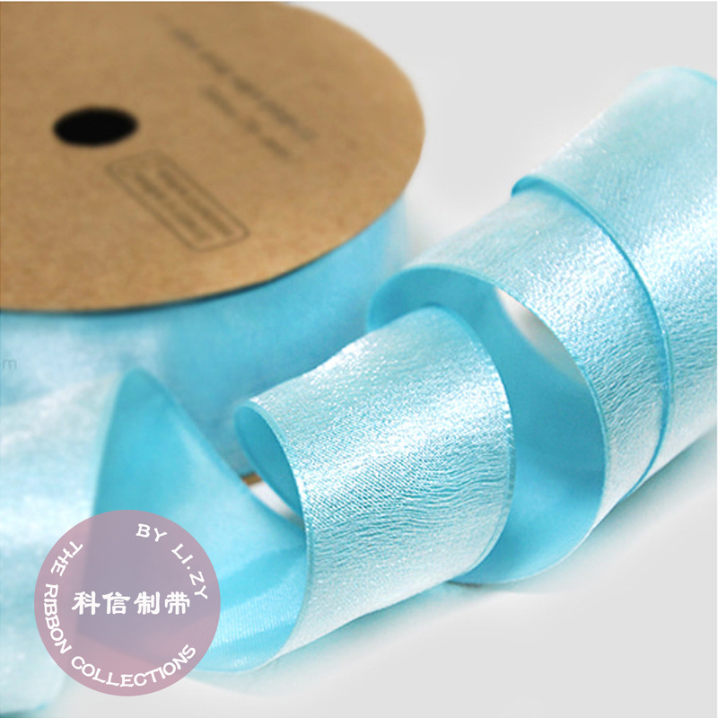 Kexin Ribbon South Korea Imported Double Yarn Handmade Diy Bow Ribbon Material Headband Clip Accessories Item Picture
