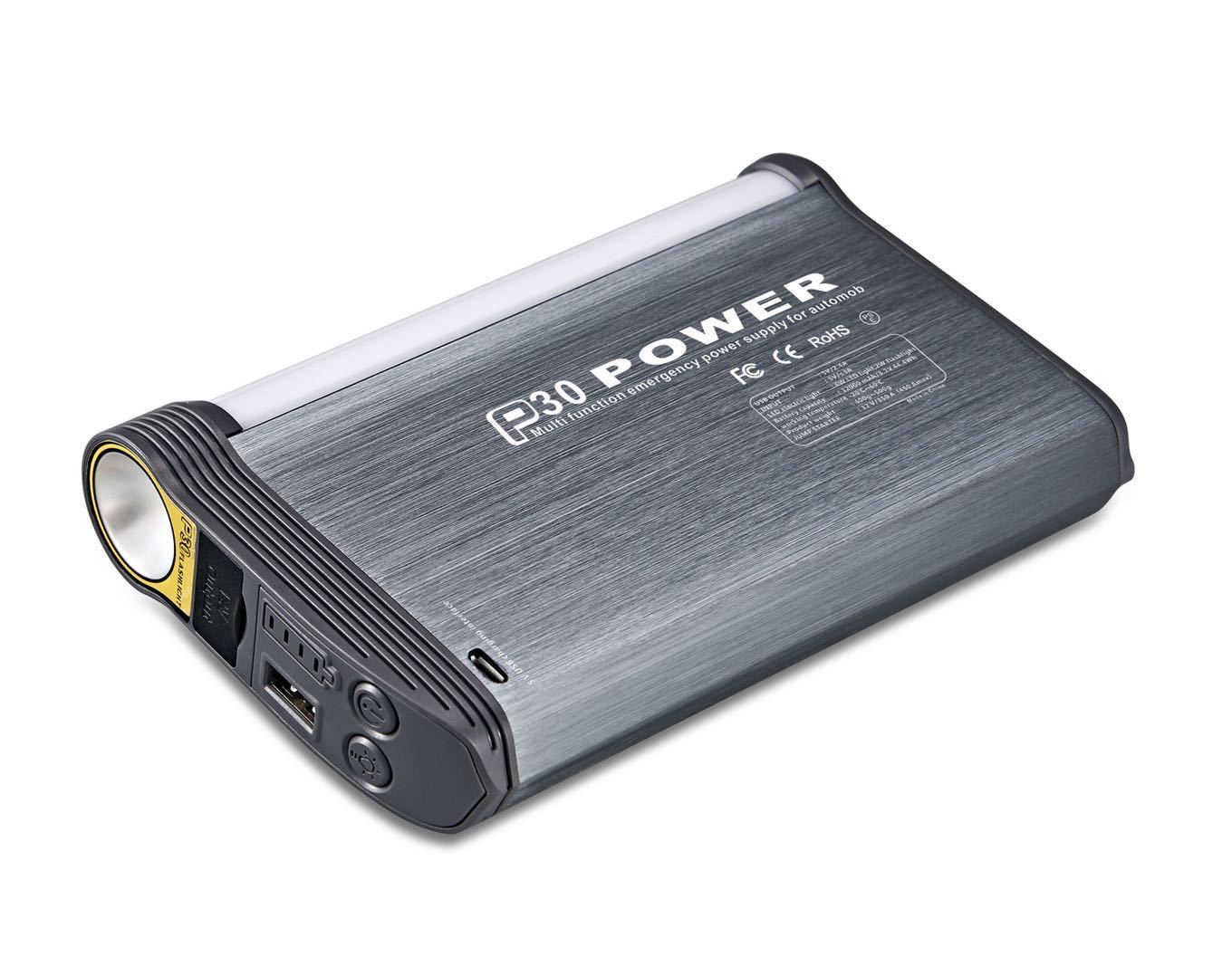 12V emergency start power supply for cars, multi-functional mobile rescue power bank, and battery pool details Picture