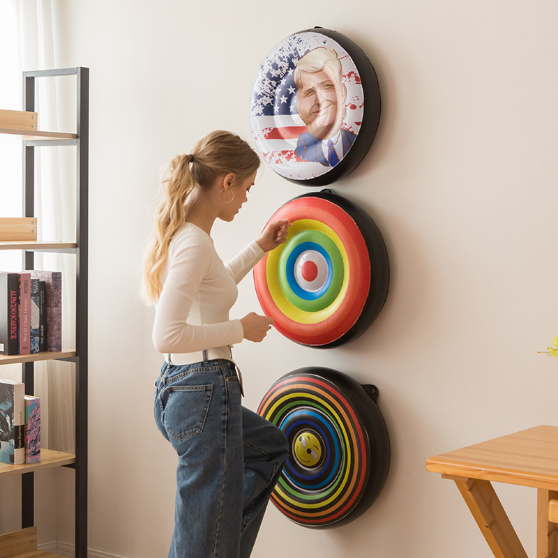 Creative new inflatable wall boxing targets, Taekwondo targets, adult reaction balls, thickened boxing columns, children's unbreakable dolls, high-end thickened stress-relieving gadgets, enhancing concentration and explosive power details Picture