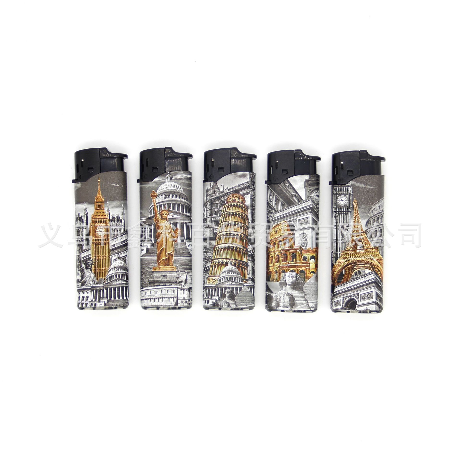 速卖通蜡烛点烟器迷你安全烧烤电子点火器充气防风家用厨房打火机
