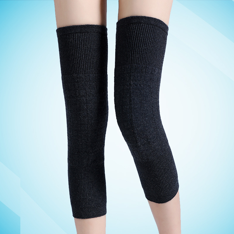 Manufacturers direct sales of sheep wool knee pads women winter knee pads old cold legs warm knee pads Specification drawing