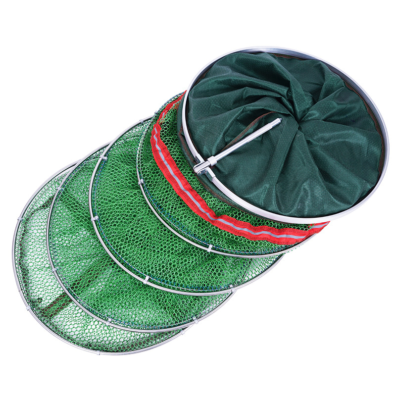 Stainless steel double-ring fish guard, double-ring universal positioning, glue-coated anti-hanging fish guard platform, fishing gear for fishermen, fish guard for fishing Item Picture