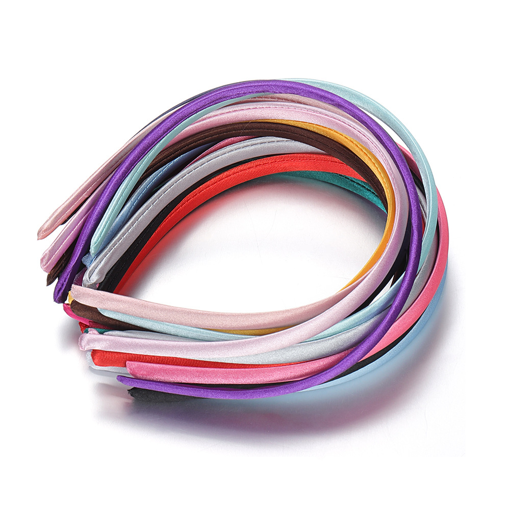 10 Pcs/Pack 0.9Mm Thickened Candy Color Bag Cloth Headband Diy Headband Material Hair Accessories Color Fine Headband details Picture